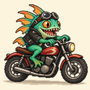 Murloc riding a motorcycle — 2026-10-04 15:04 UTC
