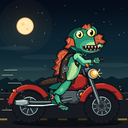 Murloc riding a motorcycle — 2026-10-20 01:03 UTC