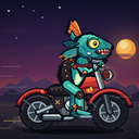 Murloc riding a motorcycle — 2026-10-20 15:00 UTC