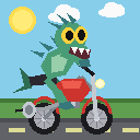 Murloc riding a motorcycle — 2026-10-20 22:22 UTC