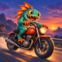 Murloc riding a motorcycle — 2026-10-21 01:03 UTC