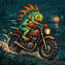 Murloc riding a motorcycle — 2026-10-21 03:01 UTC