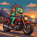 Murloc riding a motorcycle — 2026-10-21 13:06 UTC