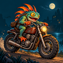 Murloc riding a motorcycle — 2026-10-21 15:07 UTC