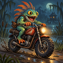 Murloc riding a motorcycle — 2026-10-04 20:03 UTC