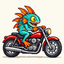 Murloc riding a motorcycle — 2026-10-21 20:57 UTC