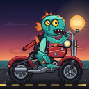 Murloc riding a motorcycle — 2026-10-21 22:09 UTC