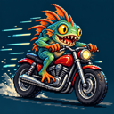 Murloc riding a motorcycle — 2026-10-22 02:09 UTC