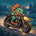 Murloc riding a motorcycle — 2026-10-22 20:00 UTC