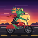 Murloc riding a motorcycle — 2026-10-23 03:00 UTC