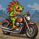 Murloc riding a motorcycle — 2026-10-23 08:04 UTC