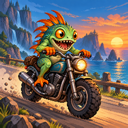 Murloc riding a motorcycle — 2026-10-23 17:03 UTC