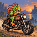 Murloc riding a motorcycle — 2026-10-23 19:05 UTC