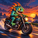 Murloc riding a motorcycle — 2026-10-24 00:04 UTC