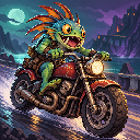 Murloc riding a motorcycle — 2026-10-24 04:00 UTC