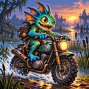 Murloc riding a motorcycle — 2026-10-24 13:03 UTC