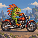 Murloc riding a motorcycle — 2026-10-24 20:01 UTC