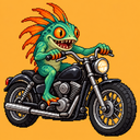 Murloc riding a motorcycle — 2026-10-24 21:06 UTC