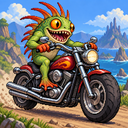 Murloc riding a motorcycle — 2026-10-24 22:18 UTC