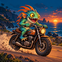 Murloc riding a motorcycle — 2026-10-25 04:06 UTC