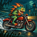 Murloc riding a motorcycle — 2026-10-25 09:02 UTC