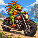 Murloc riding a motorcycle — 2026-10-25 11:58 UTC