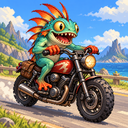 Murloc riding a motorcycle — 2026-10-25 18:00 UTC