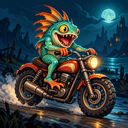 Murloc riding a motorcycle — 2026-10-25 19:02 UTC