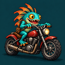 Murloc riding a motorcycle — 2026-10-25 22:57 UTC