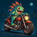 Murloc riding a motorcycle — 2026-10-05 06:04 UTC