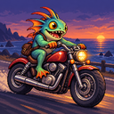 Murloc riding a motorcycle — 2026-10-26 04:59 UTC