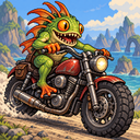 Murloc riding a motorcycle — 2026-10-26 20:00 UTC