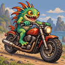Murloc riding a motorcycle — 2026-10-27 02:03 UTC