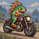 Murloc riding a motorcycle — 2026-10-27 08:58 UTC