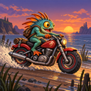 Murloc riding a motorcycle — 2026-10-05 10:04 UTC