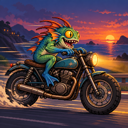 Murloc riding a motorcycle — 2026-10-27 19:00 UTC