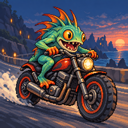 Murloc riding a motorcycle — 2026-10-27 21:02 UTC