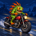 Murloc riding a motorcycle — 2026-10-27 22:00 UTC