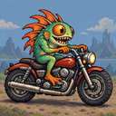 Murloc riding a motorcycle — 2026-10-27 23:05 UTC