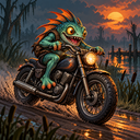Murloc riding a motorcycle — 2026-10-28 02:07 UTC