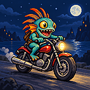 Murloc riding a motorcycle — 2026-10-28 09:06 UTC