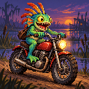 Murloc riding a motorcycle — 2026-10-28 18:00 UTC