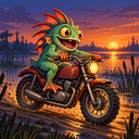 Murloc riding a motorcycle — 2026-10-30 01:01 UTC