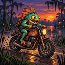 Murloc riding a motorcycle — 2026-10-05 15:05 UTC