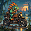 Murloc riding a motorcycle — 2026-10-30 09:58 UTC