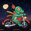 Murloc riding a motorcycle — 2026-10-31 04:25 UTC