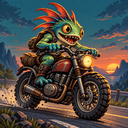 Murloc riding a motorcycle — 2026-10-31 06:05 UTC
