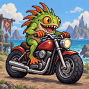 Murloc riding a motorcycle — 2026-10-05 18:01 UTC