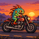 Murloc riding a motorcycle — 2026-10-31 10:57 UTC