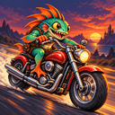 Murloc riding a motorcycle — 2026-10-31 13:00 UTC
